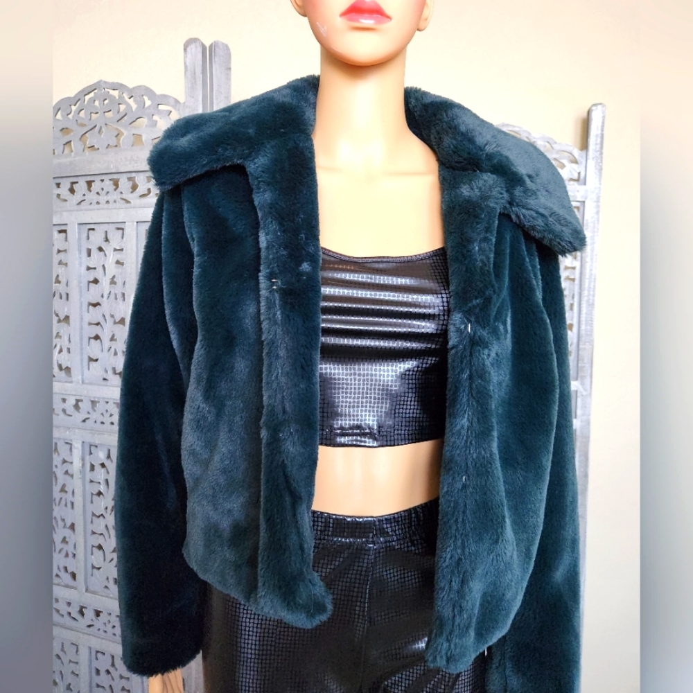 Express faux fur jacket